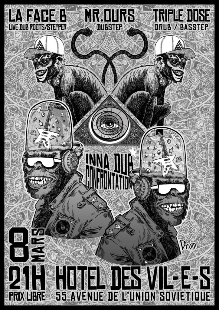 affiche Inna Dub Confrontation